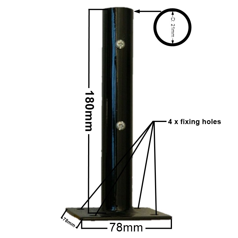 post_weathervane_bracket_measurements