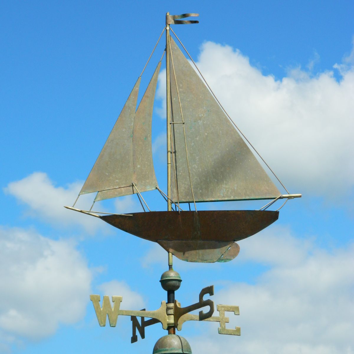 Aged_Large_Copper_Yacht_Weathervane