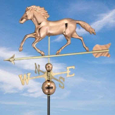 Large Copper Horse Weathervane