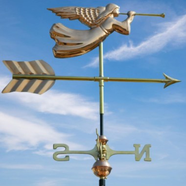 Polished_Copper_Angel_Weathervane