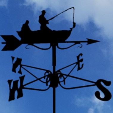 Fisherman weathervane